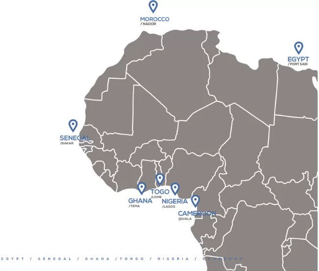 Africa map